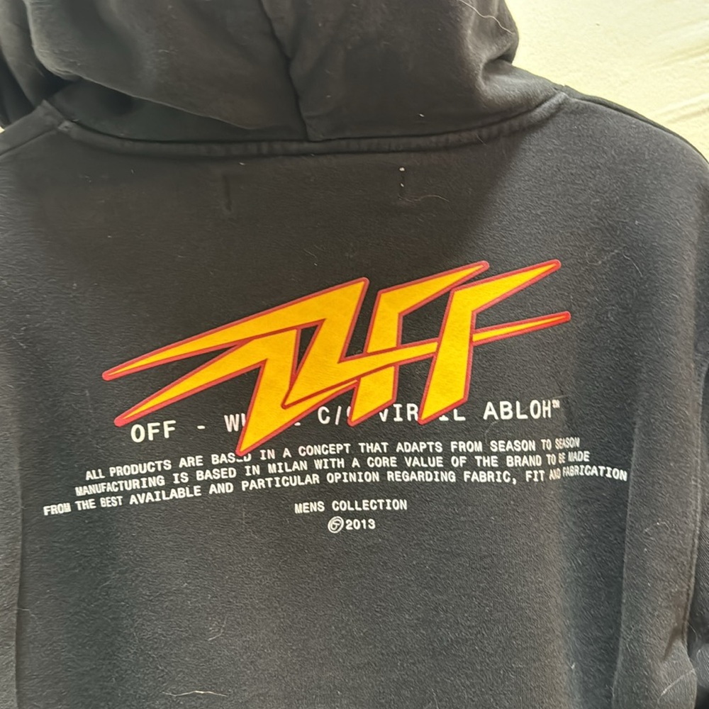 Off-White men’s black hoodie
